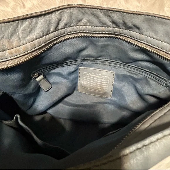 Coach Sky Blue Zoe Hobo Bag - Picture 12 of 16